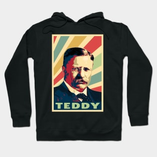 Teddy Roosevelt Vintage Colors Hoodie